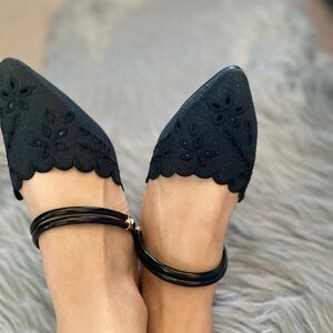 Elegant Black Lace Women Shoes